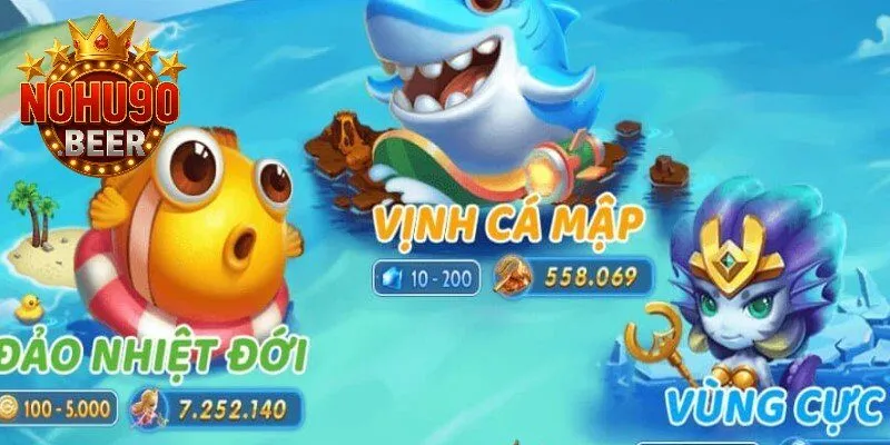 Bắn Cá Tiểu Tiên Cá Nohu90 – Săn Cá Đỉnh Cao Không Thể Bỏ Lỡ 3 Nhiều level săn cá hấp dẫn