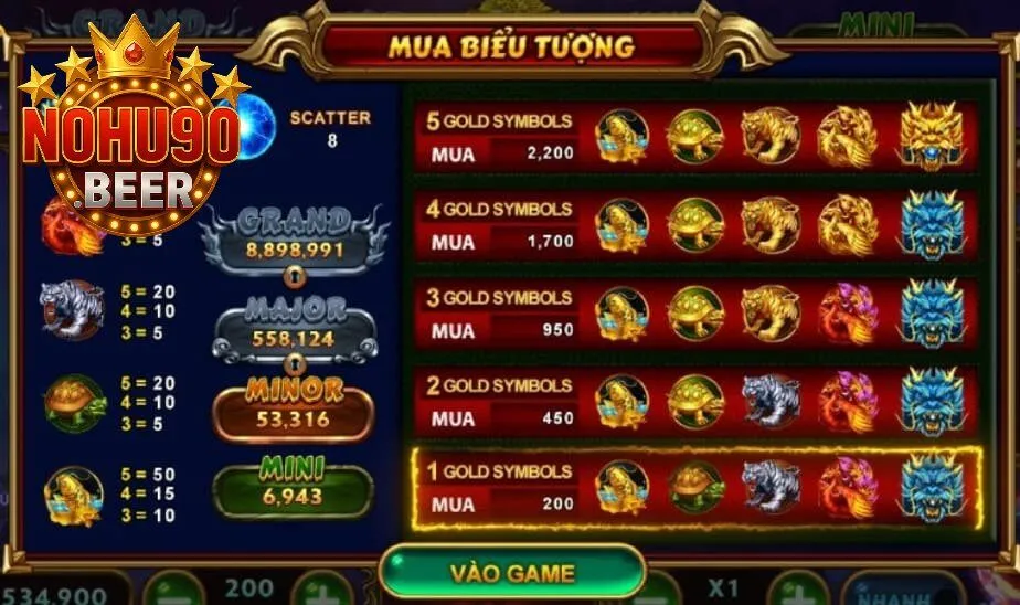 Mẹo Chơi Nổ Hũ 4 Thần Thú Để Đạt Kết Quả Tốt Nhất 3 Các sự kiện hấp dẫn của 4 thần thú