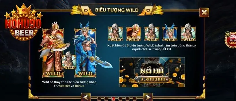 Hành Trình Chinh Phục Nổ Hũ Sơn Tinh Thủy Tinh Tại Nohu90 3 Trò chơi nổ hũ Sơn Tinh Thủy Tinh trên Nohu90 cực đặc sắc