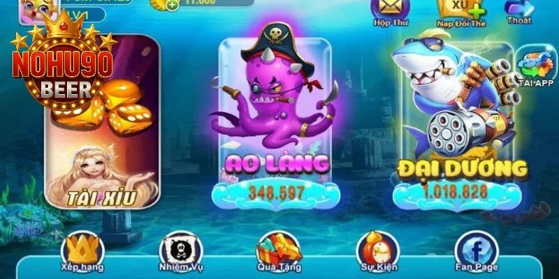 Trùm Cá Vàng đa dạng chế độ trải nghiệm